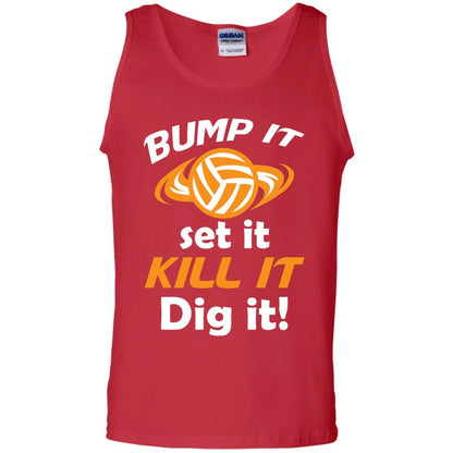 Bump It Set It Kill It Dig It Volleyball Lover T-shirt Red