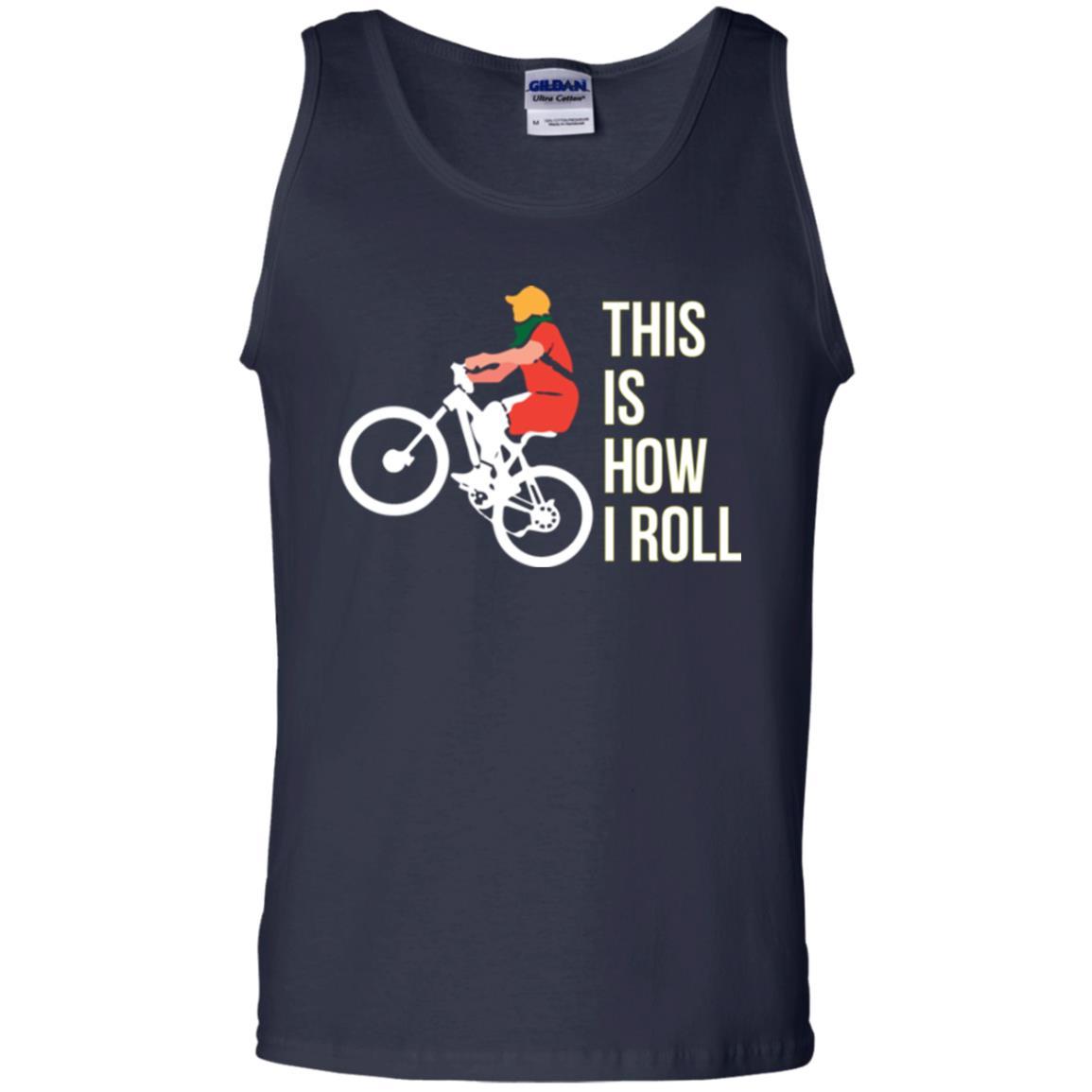 Bicycle T-shirt This Is How I Roll Navy