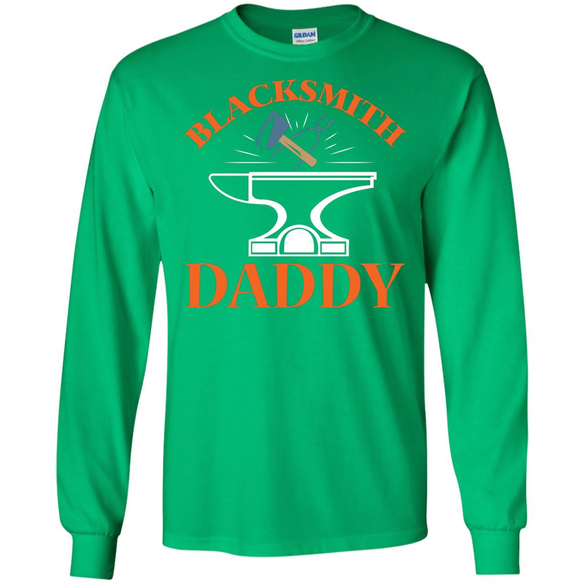 Blacksmith Daddy Happy Father's Day Shirt Irish Green