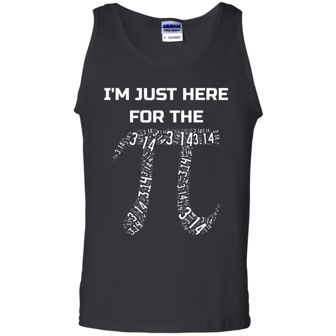 Im Just Here For The Pi Pi Day Shirt Black