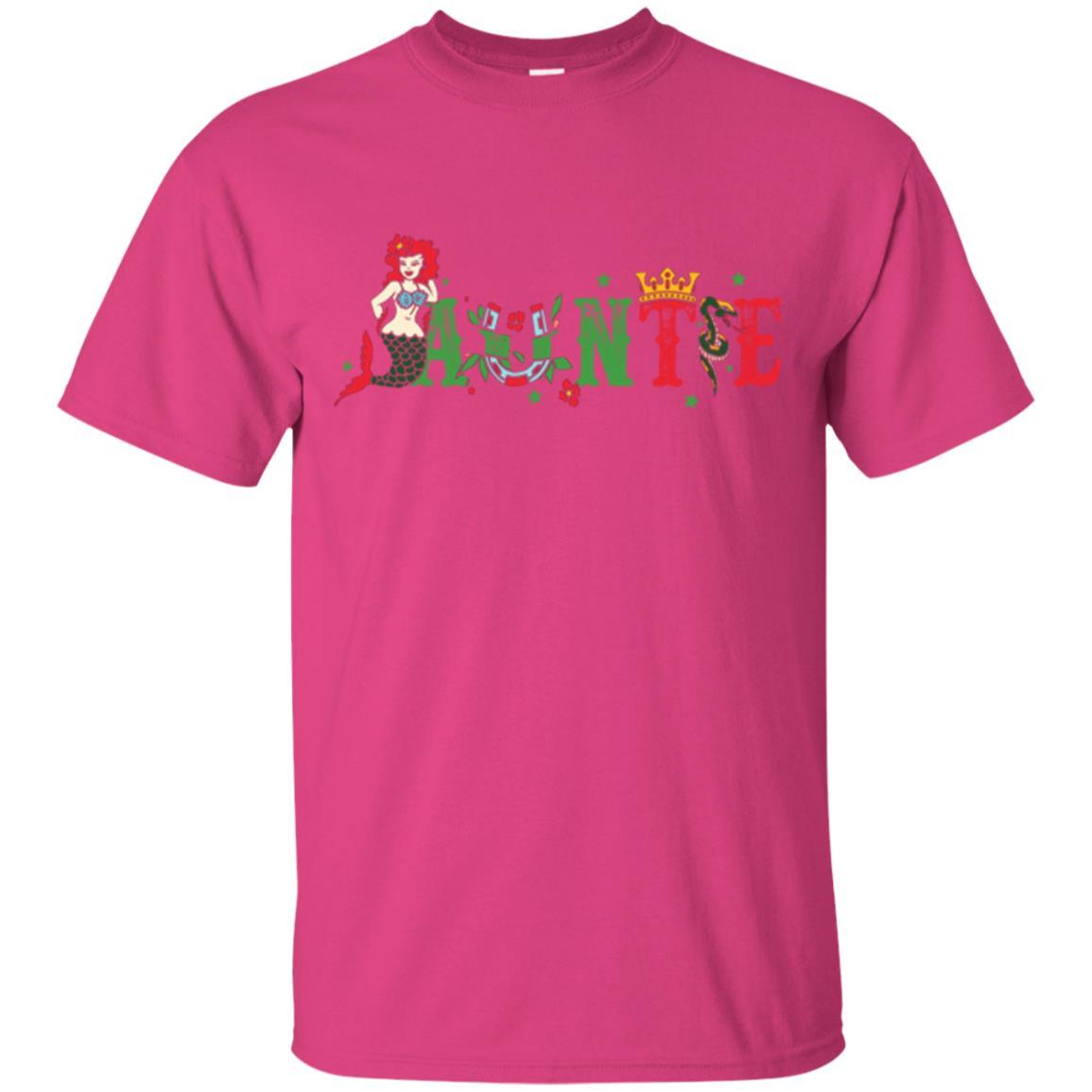 Aunt T-shirt Mermaid Auntie T-shirt Heliconia