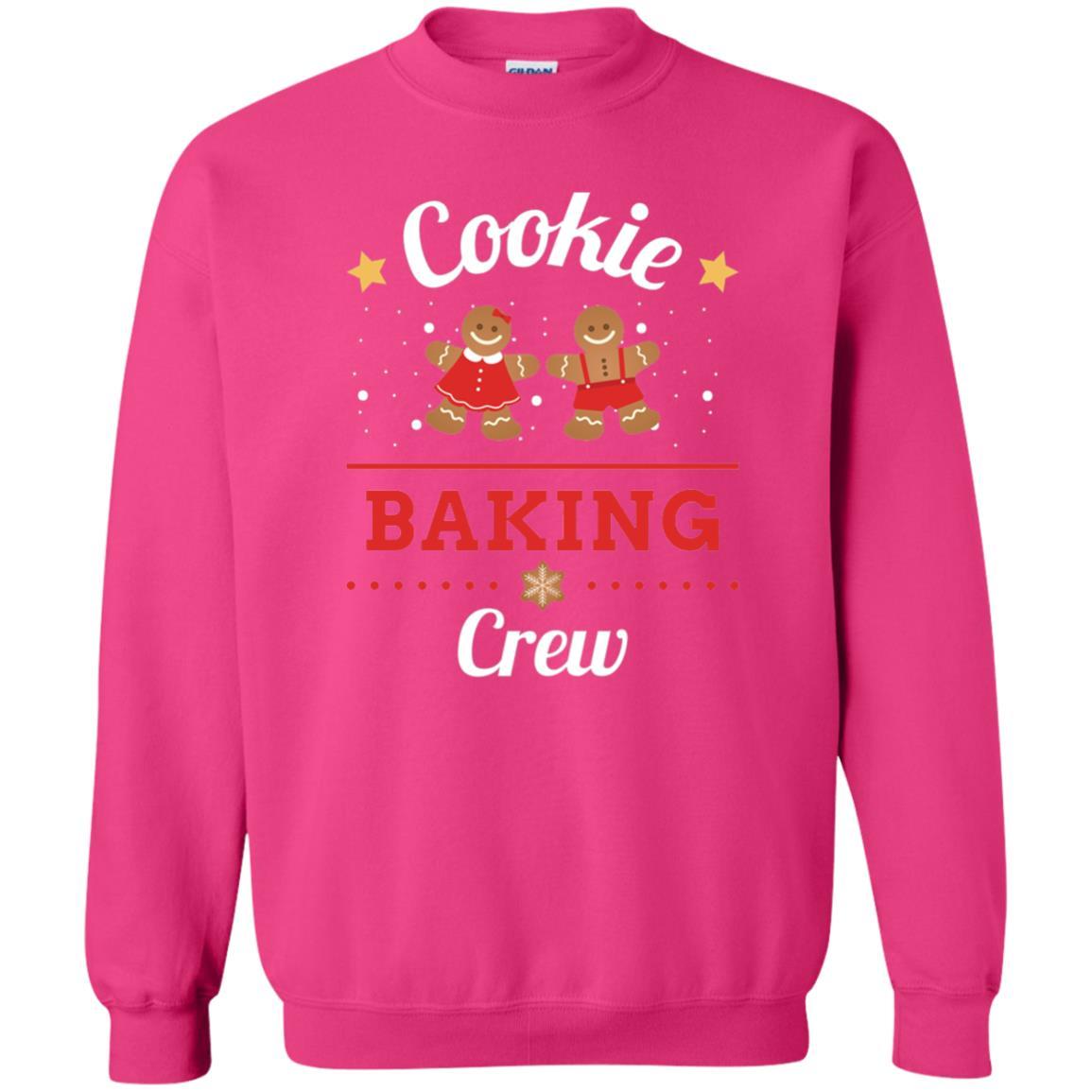 Christmas T-shirt Gingerbread Cookie Baking Crew Heliconia