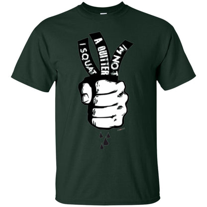 Fitnoquit T-shirt Im Not A Quitter Im Squat Gym Forest Green