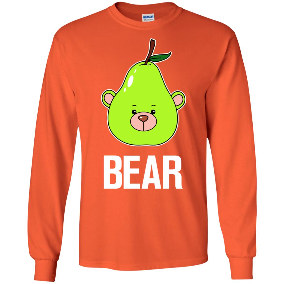 Bear Funny Summer Melon Fruit Shirt Orange