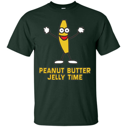 Peanut Butter Jelly Time T-shirt Forest Green