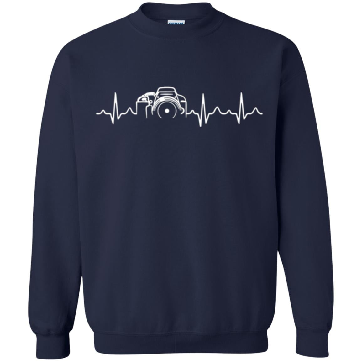 Photographer T Shirt Heartbeat Photography Navy