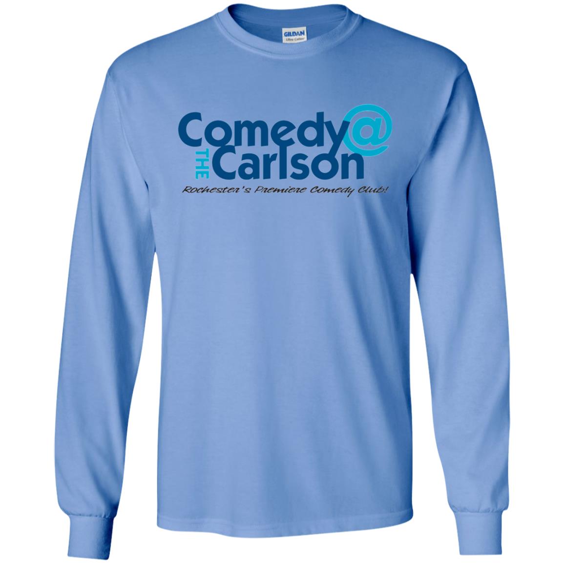 Comedy At The Carlson Rochester_s Premiere Comedy Club Shirt Carolina Blue