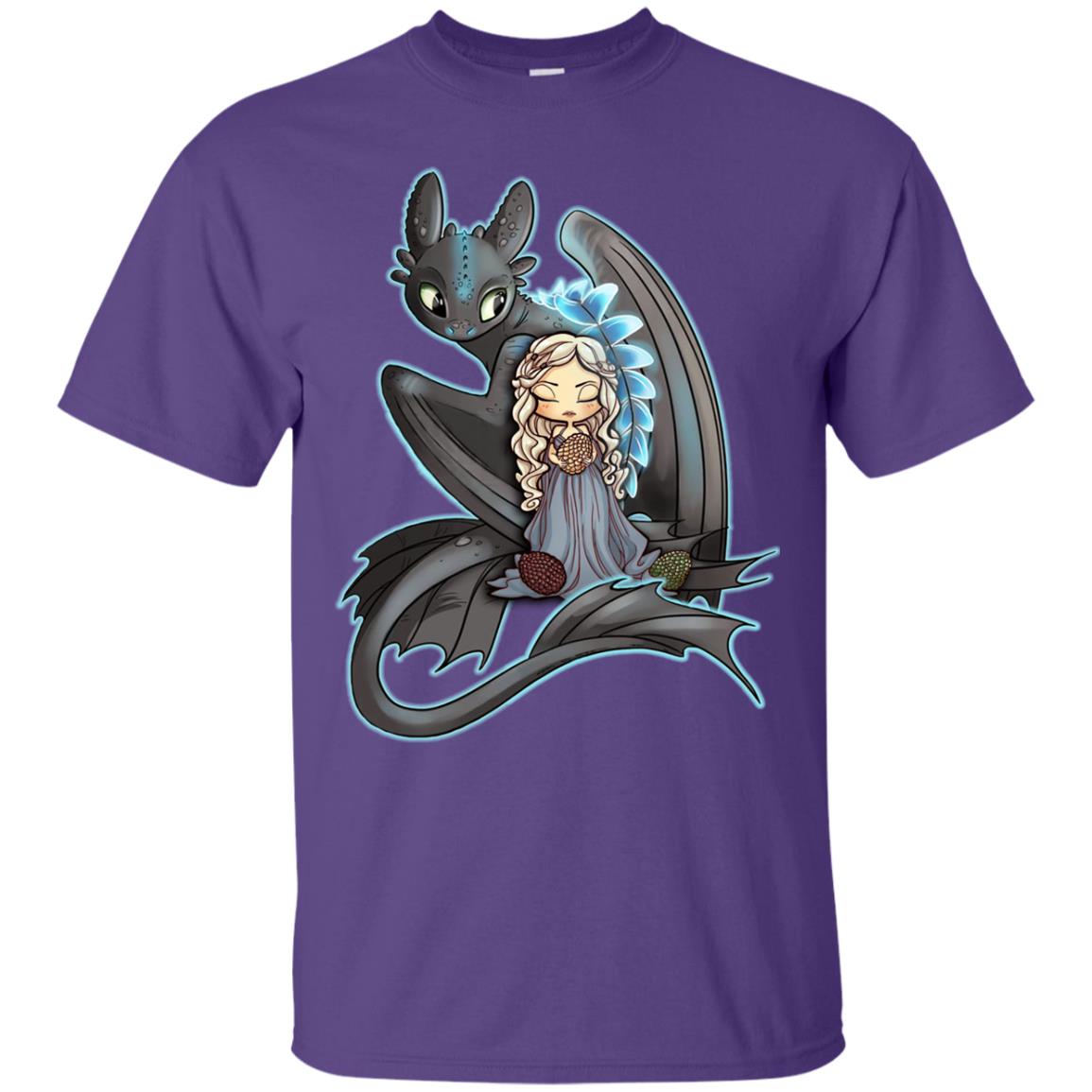 Dragon Night Fury Cartoon Shirt Purple