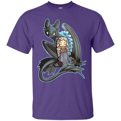 Dragon Night Fury Cartoon Shirt Purple