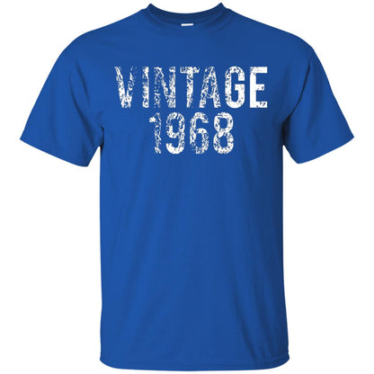 Vintage 1968 50th Birthday Shirt Royal