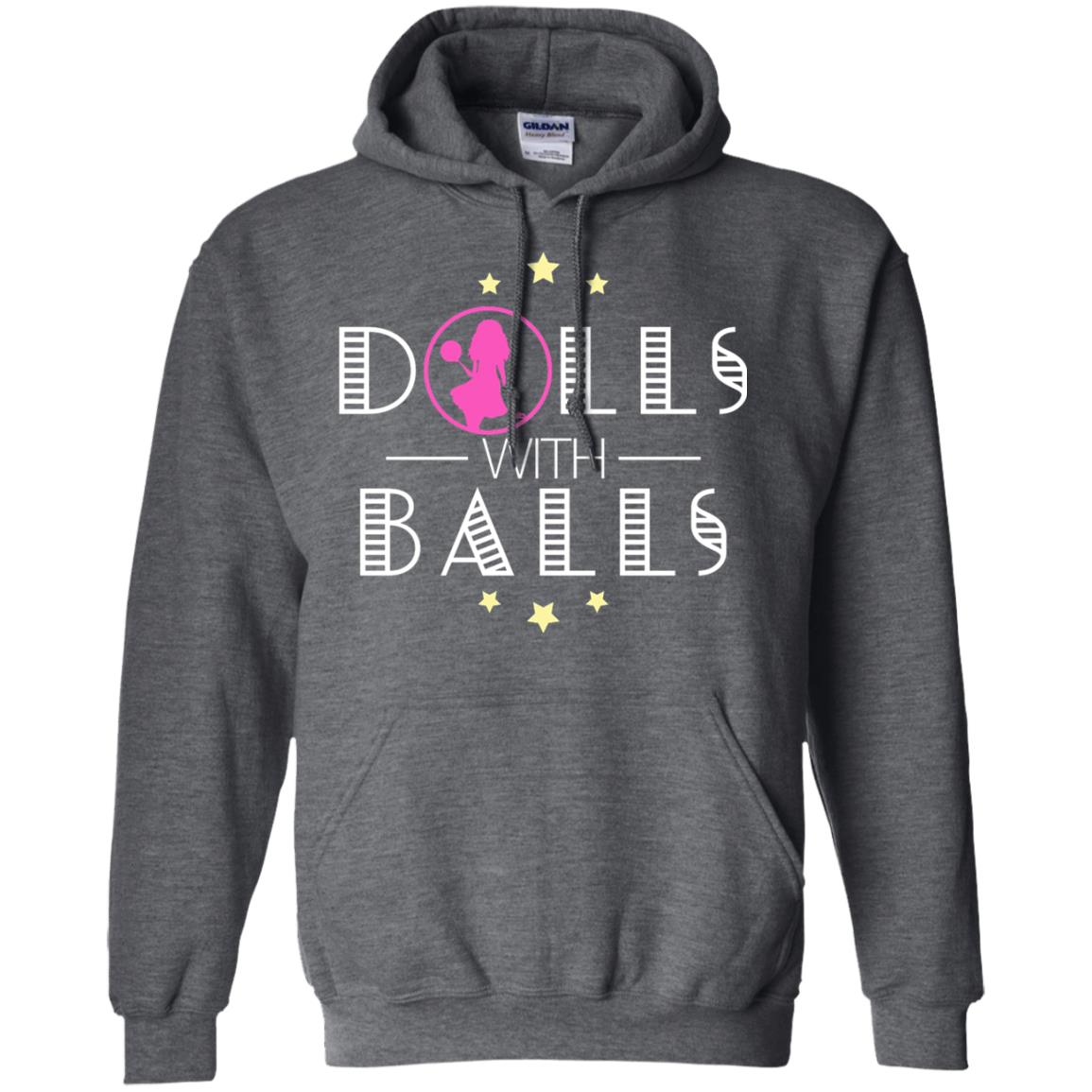 Bowling Lover T-shirt Dolls With Balls T-shirt Dark Heather