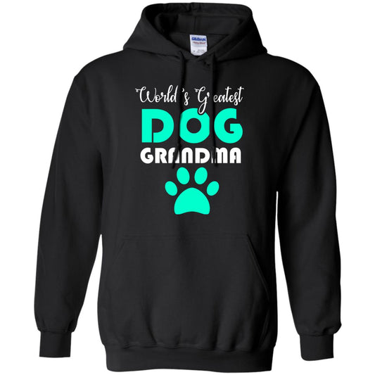 World_s Greatest Dog Grandma Cool Shirt For Mama Love Dogs Black