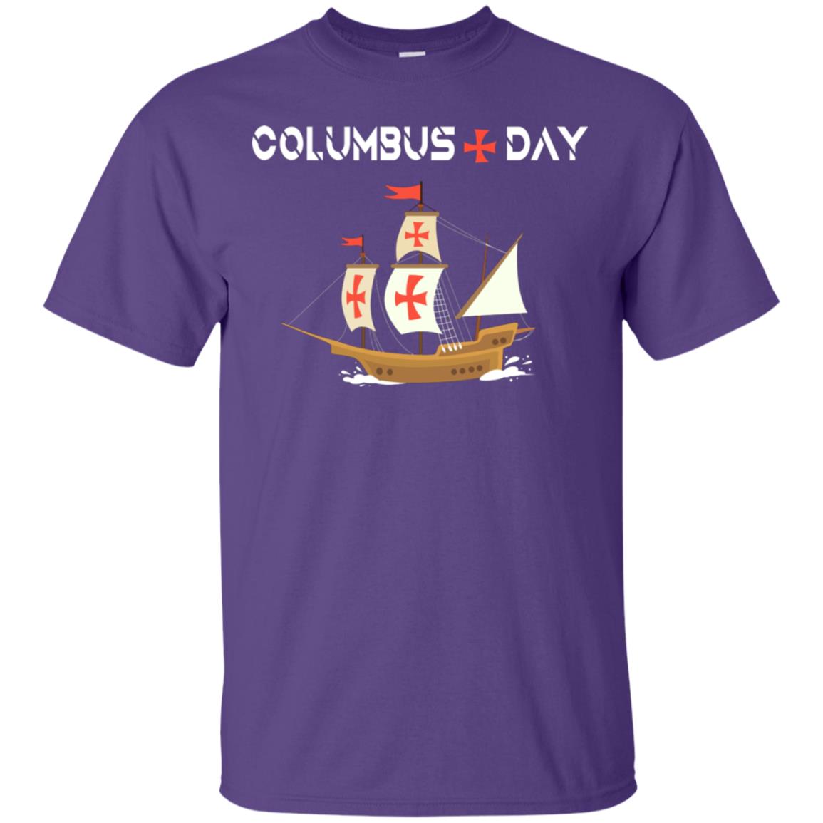 Happy Columbus Day Shirt Purple