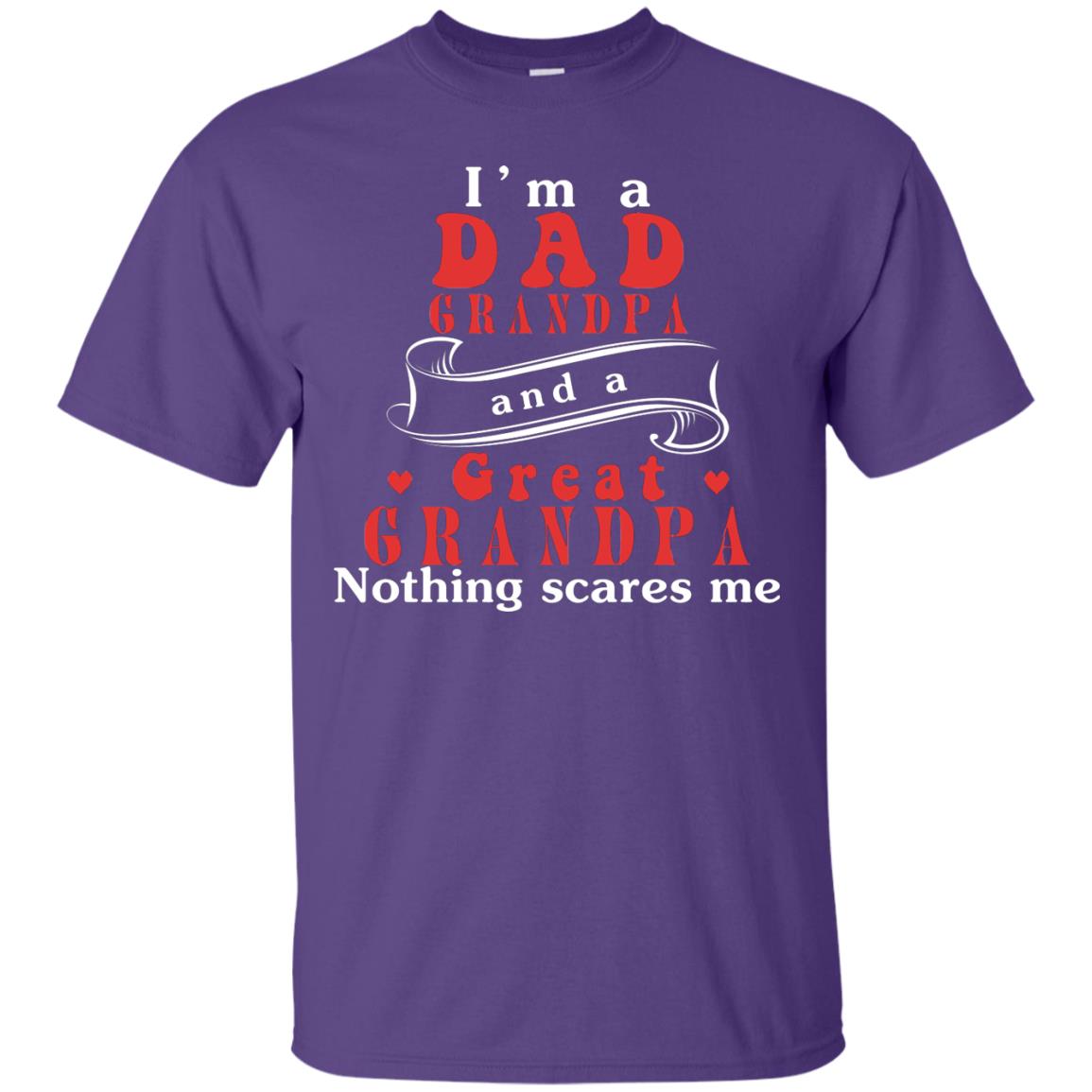 Im A Dad Grandpa And A Great Grandpa Shirt Purple