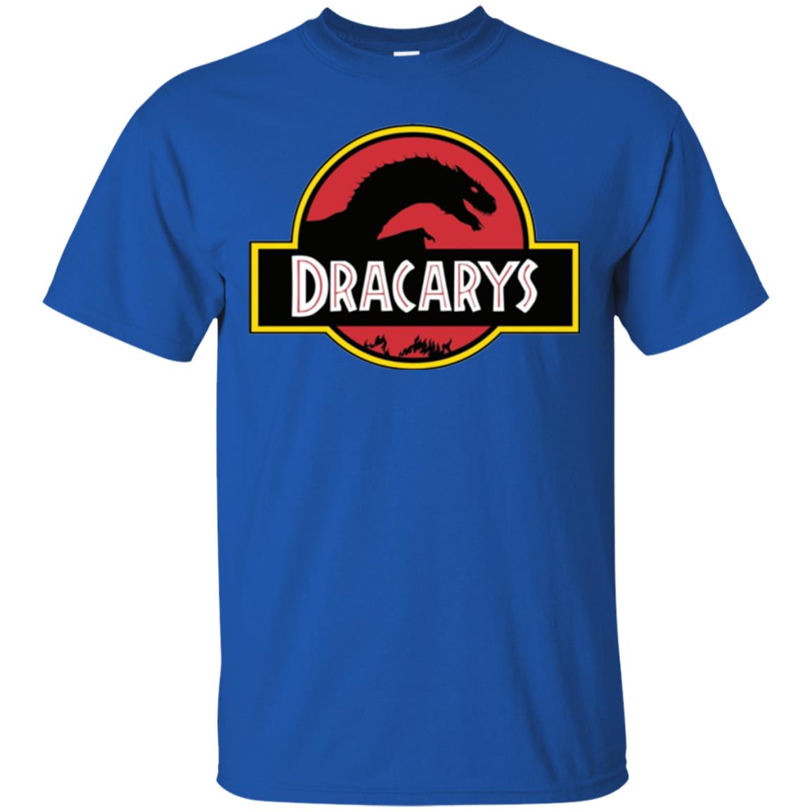 Dracarys Dragon Dinosaur T-shirt Royal