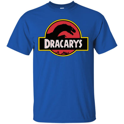 Dracarys Dragon Dinosaur T-shirt Royal