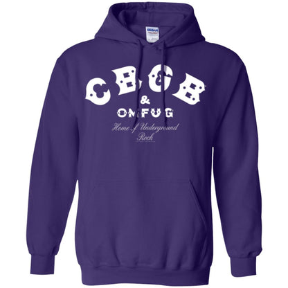 Music T-shirt Cbgb And Omfug Home Of Underground Rock Purple