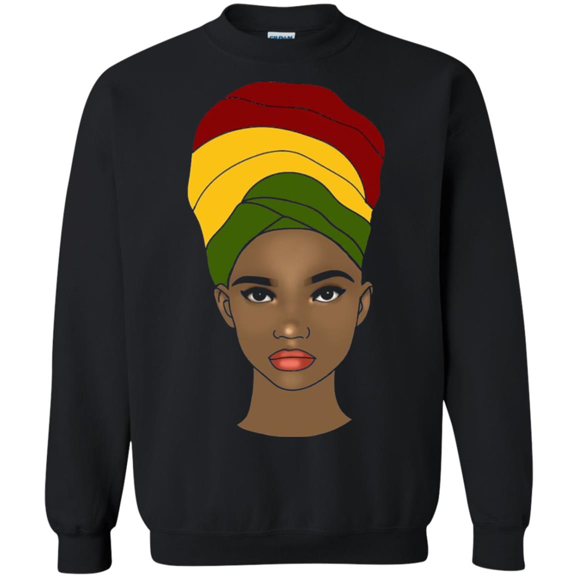 Melanin Rocks African Queen Melanin T-shirt Black