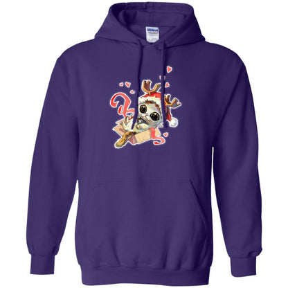 Cat Lover T-shirt Merry Christmas Purple