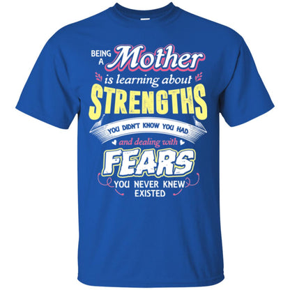 Being A Mom Means Mommy T-shirt Royal