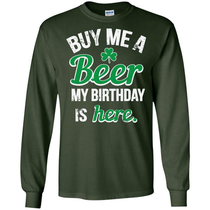 Buy Me A Beer Saint Patricks Day T-shirt Forest Green
