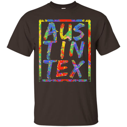 Austin Texas T-shirt Dark Chocolate