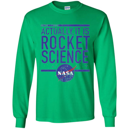 Science T-shirt Actually It Is Rocket Science Graphic Irish Green