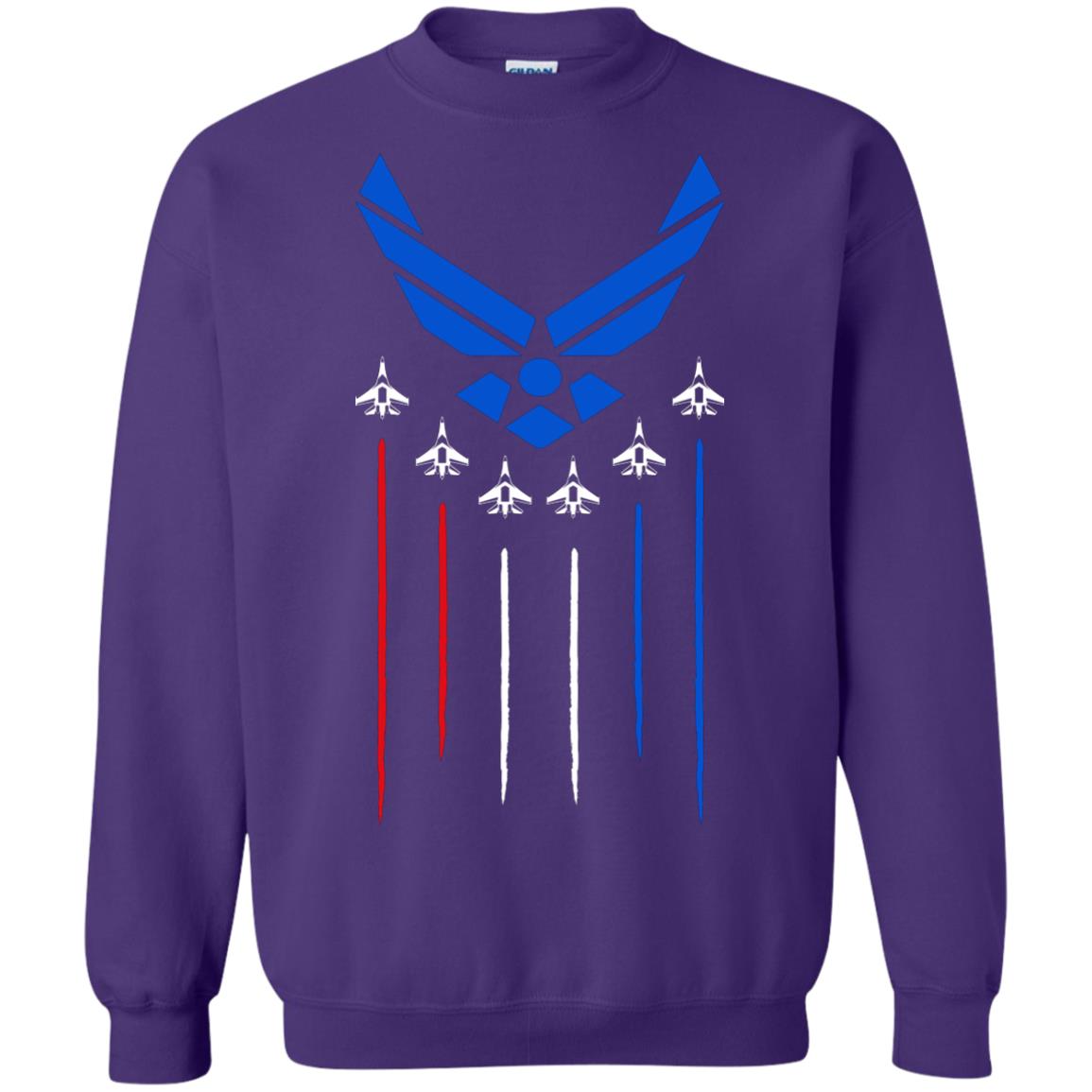 Air Force America Military Shirt Purple