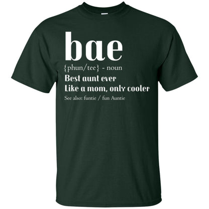 Aunt T-shirt Bae Best Aunt Ever Forest