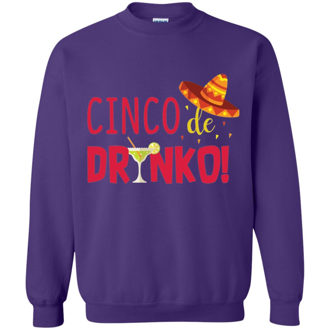Cinco De Drinko Cinco Mayo 2018 Drinking T-shirt Purple