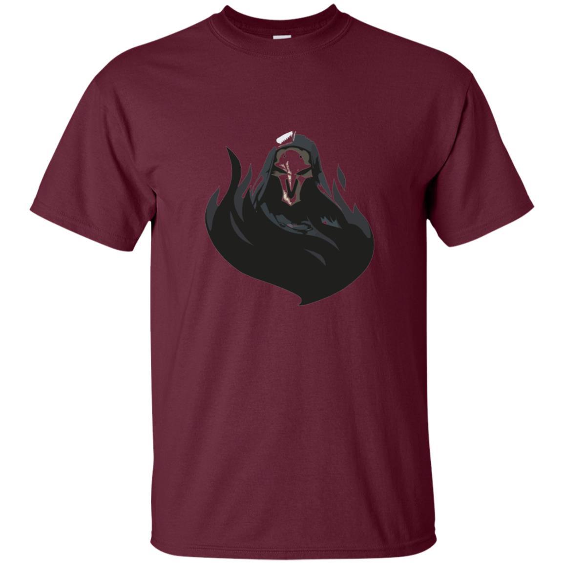Overwatch Reaper Blossom Spray T-Shirt Maroon