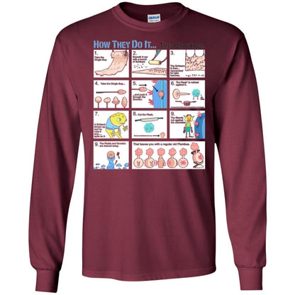 Film T-shirt How They Do Itthe Plumbus Maroon