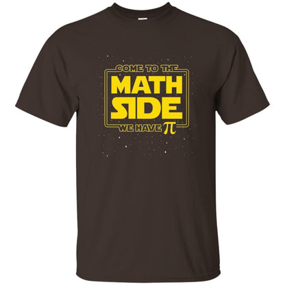 Math Lovers T-shirt Come To The Math Side We Have Pi Dark Chocolate