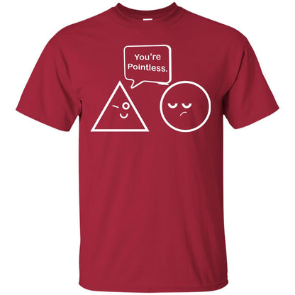 Math Lover T-shirt You're Are Pointless Cardinal