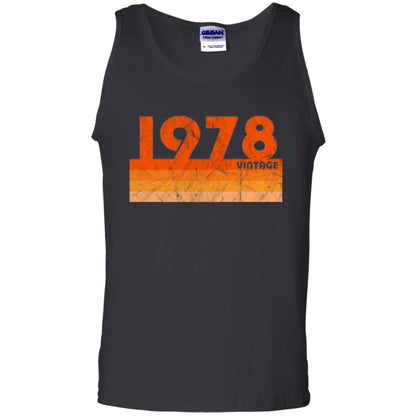 Vintage Retro 1978 T-shirt 40 Years Old Gift T-shirt Black