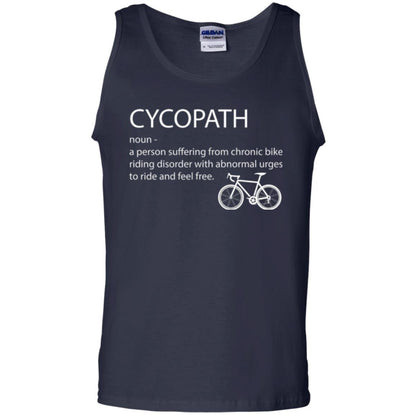 Biker T-shirt Cycopath Definition T-shirt Navy