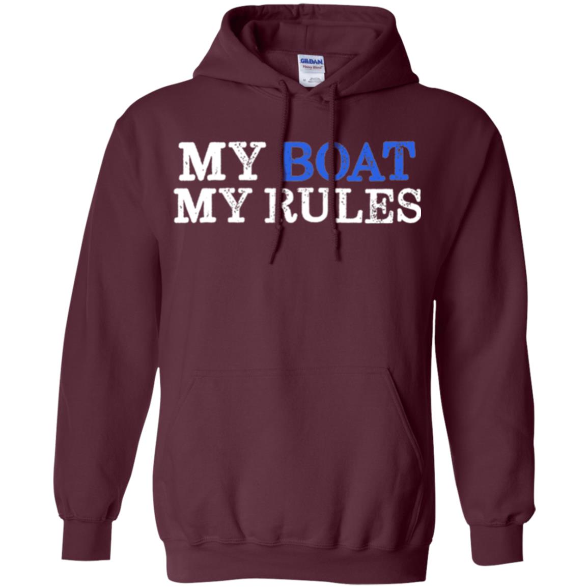 My Boat My Rules T-shirt Maroon