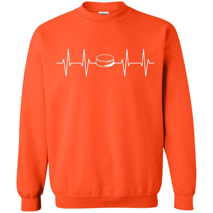 Heartbeat Puck Hockey T-Shirt Orange