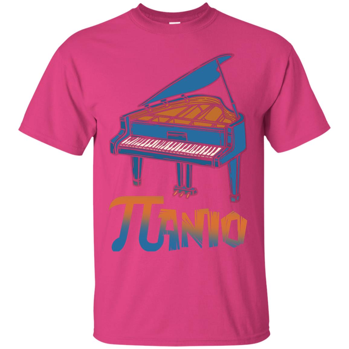 Pi Day T-shirt Funny Piano Lover Heliconia