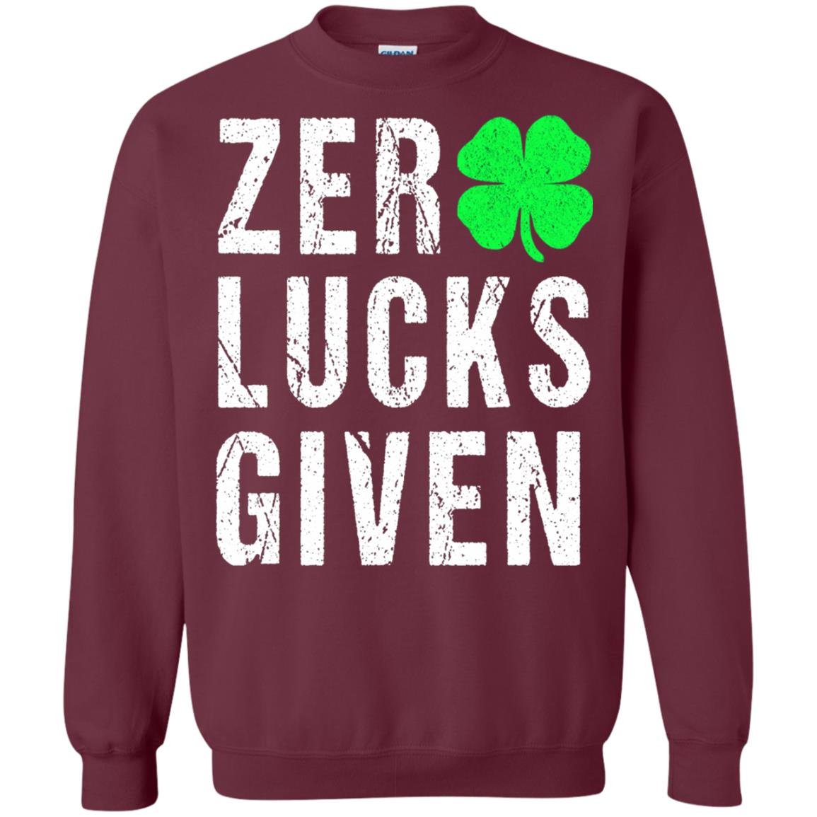 Shamrock Irish Funny Saint Patrick_s Day T-shirt Maroon