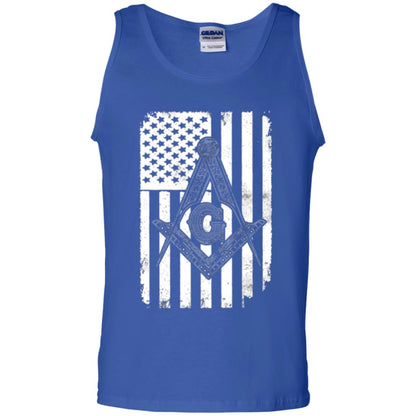 Freemason Usa Flag Logo Freemasonry America T-shirt Royal