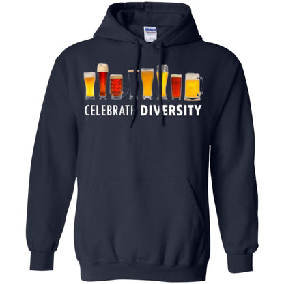 Beer Lovers T-shirt Celebrate Diversity Navy