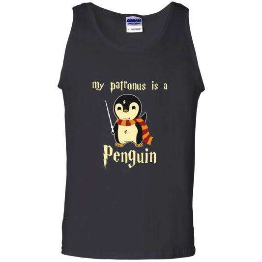 Penguin Lover T-shirt My Patronus Is A Penguin Black