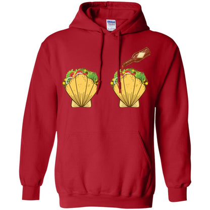 Mermaid Shell T-shirt Taco Bra And Spicy Chili Sauce Red