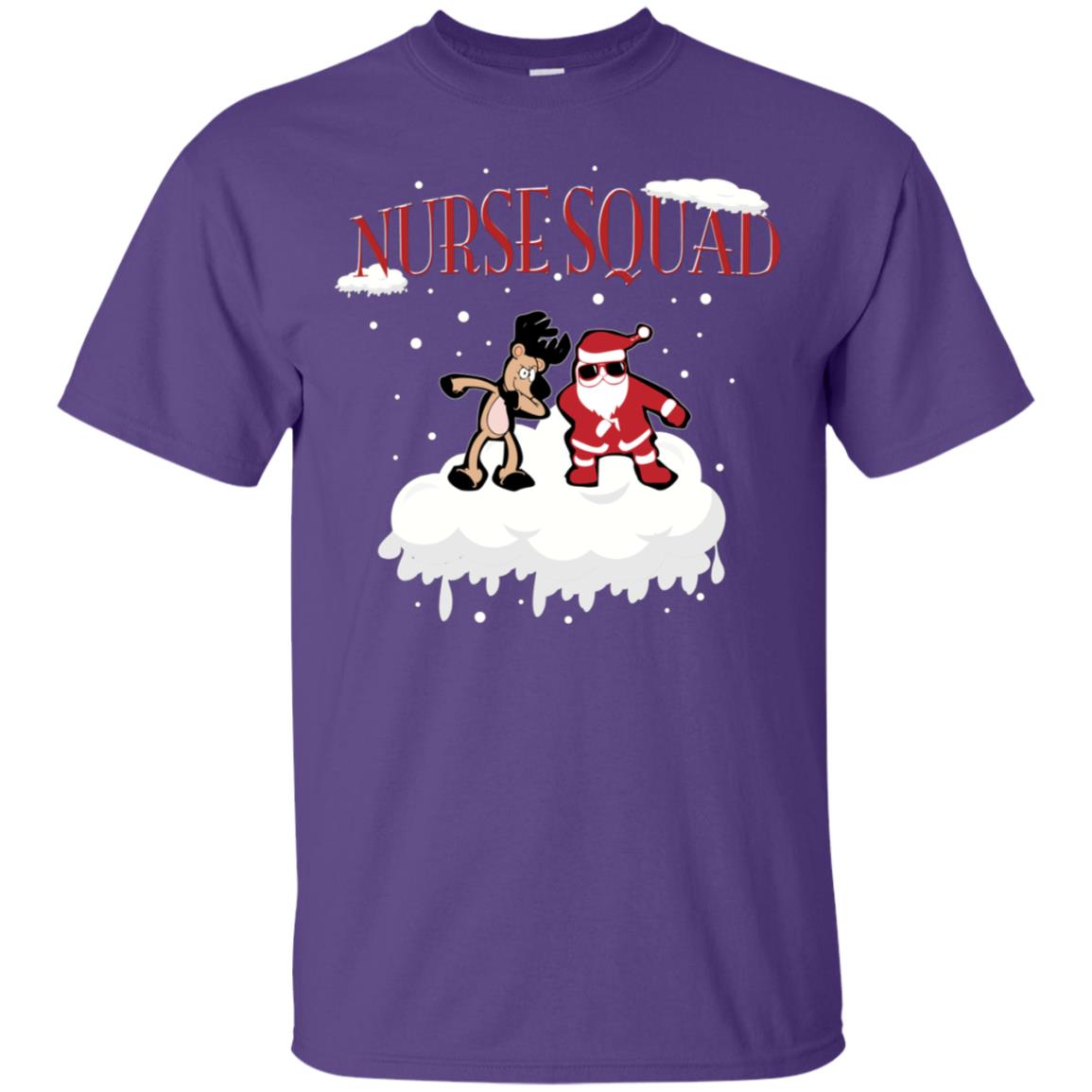 Nurse Squad Nursing X-mas Gift Shirt Purple