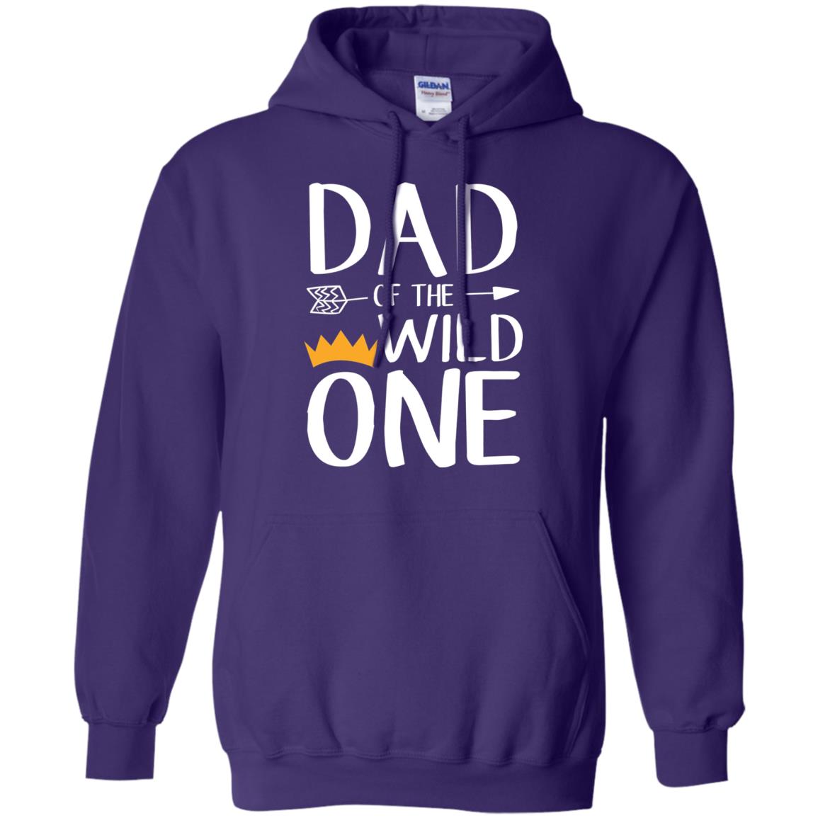 Dad Of The Wild One Thing 1st Birthday Shirt Purple