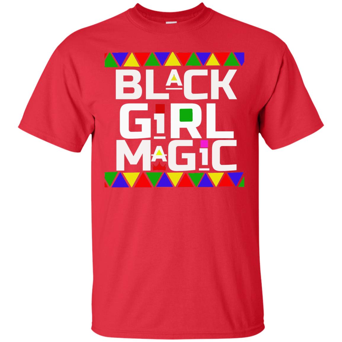 Black Girl Magic Black History African Pride T-shirt Red