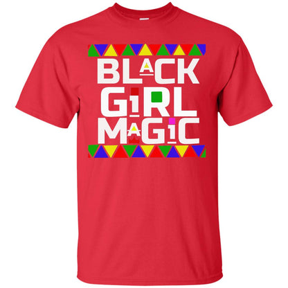 Black Girl Magic Black History African Pride T-shirt Red