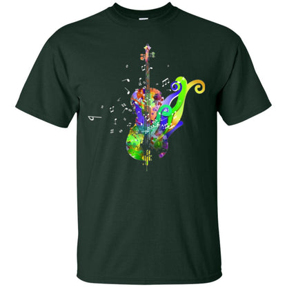 Violin Musical Artist Music T-shirt Forest Green