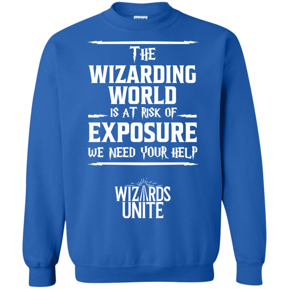The Wizarding World Is At Risk Of Exposure Harry Potter T-shirt Royal